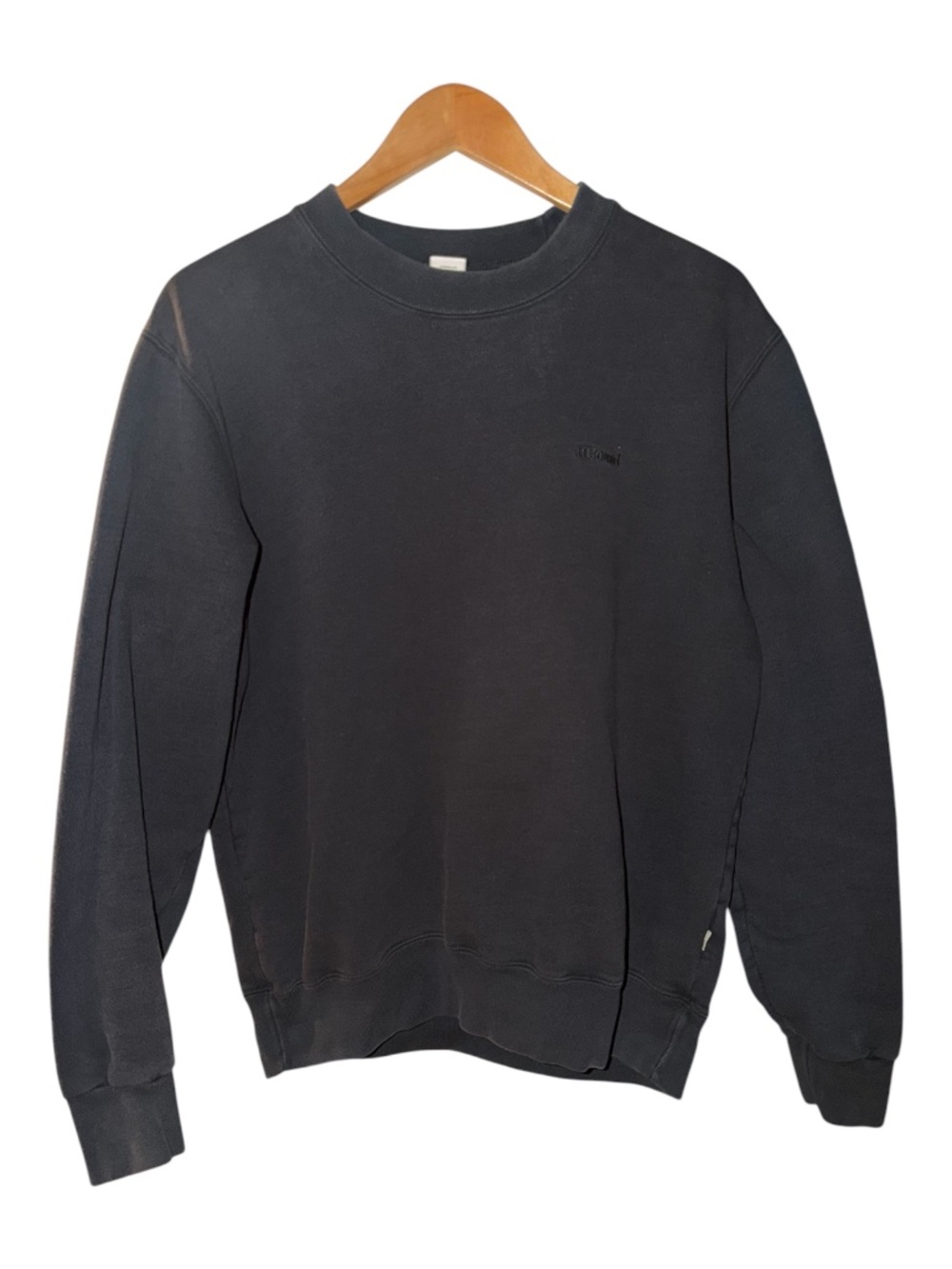 JJJJound Standard Issue Black Crewneck Sweatshirt L